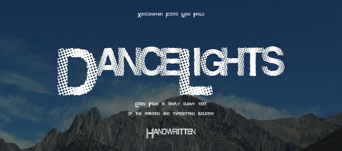 DanceLights Font