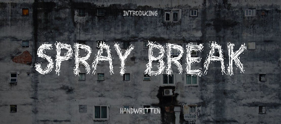 Spray Break Font