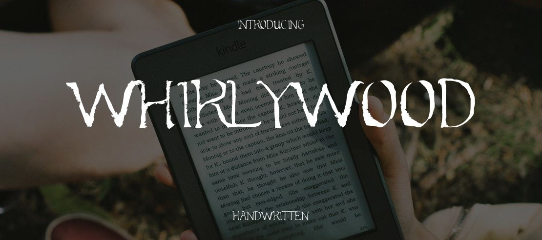 WhirlyWood Font