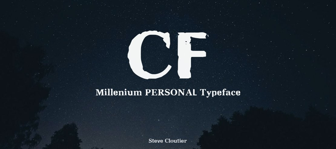 CF Millenium PERSONAL Font