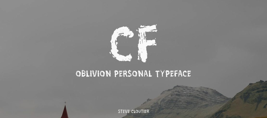 CF Oblivion PERSONAL Font