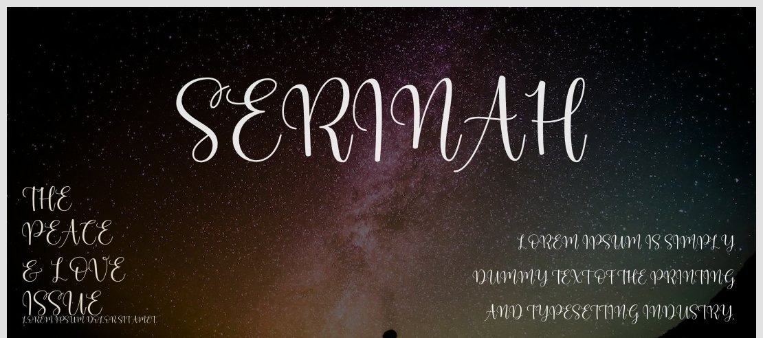 Serinah Font