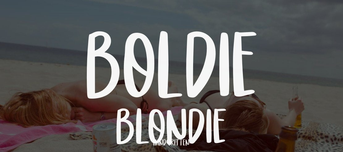 Boldie Blondie Font Family