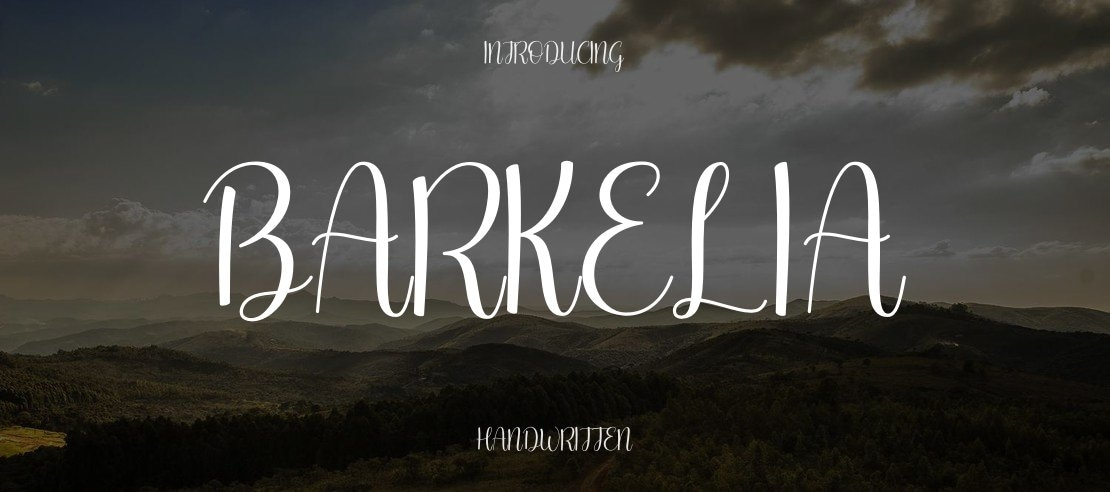 Barkelia Font