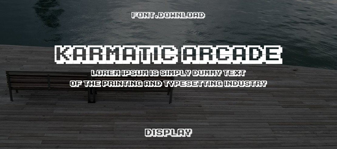 Karmatic Arcade Font