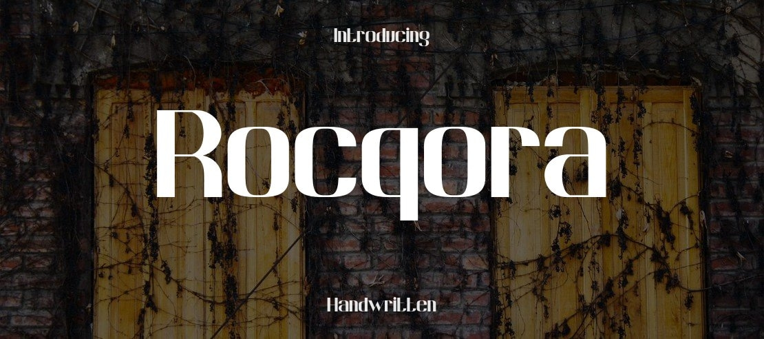 Rocqora Font