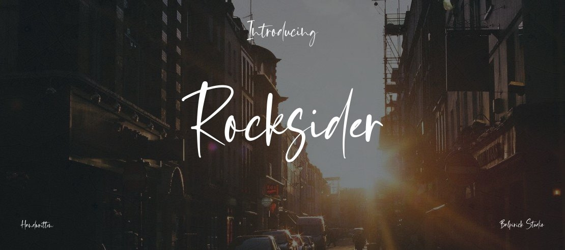 Rocksider Font