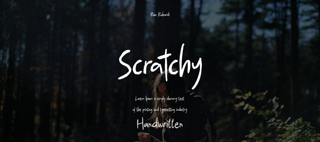 Scratchy Font