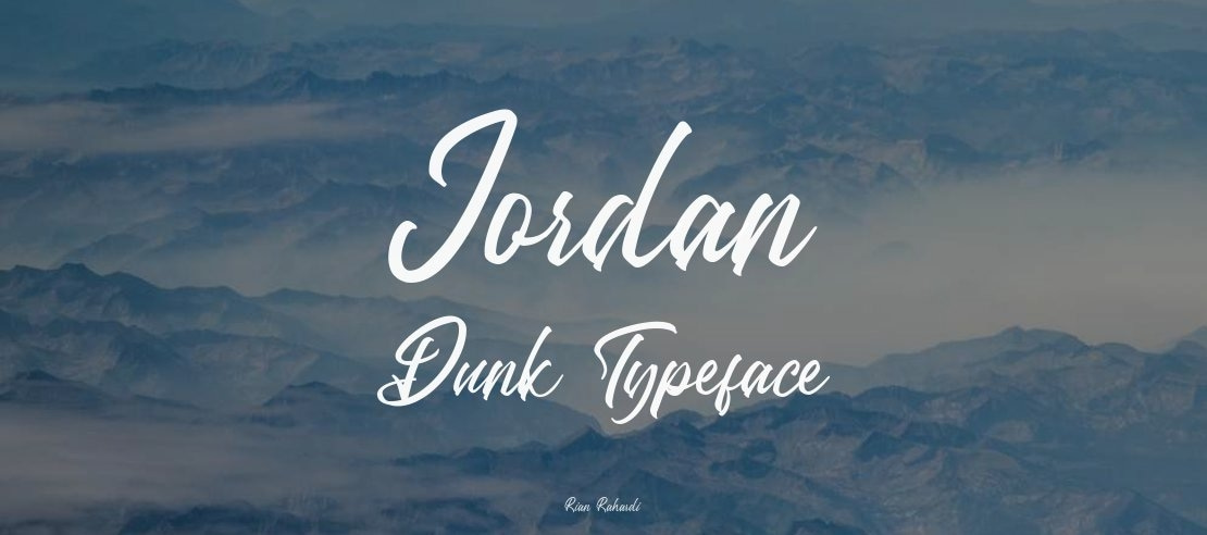 Jordan Dunk Font