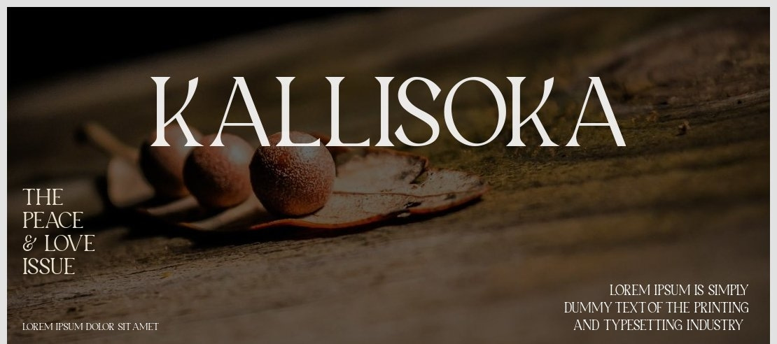 Kallisoka Font