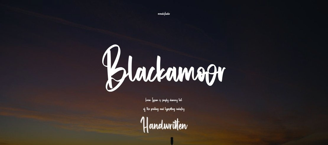 Blackamoor Font