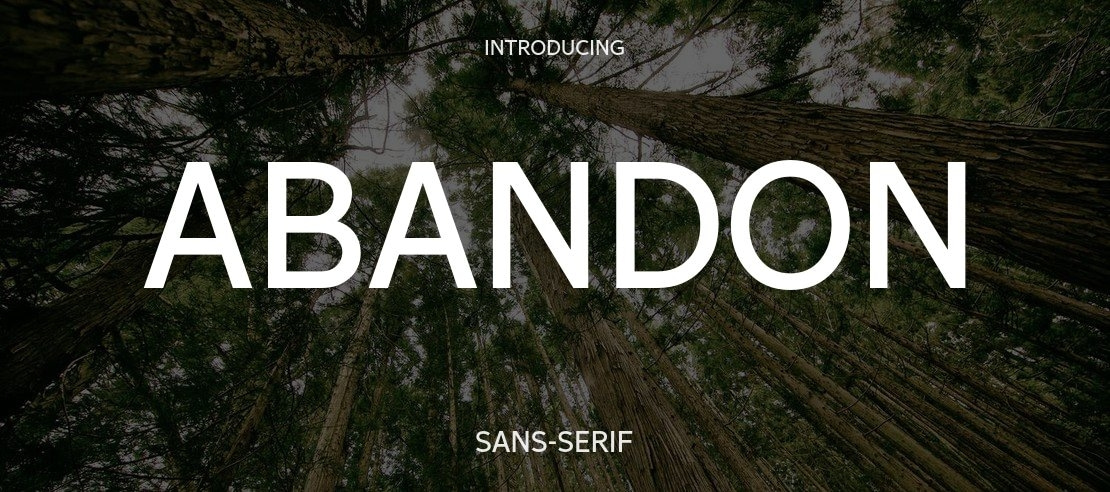 Abandon Font Family