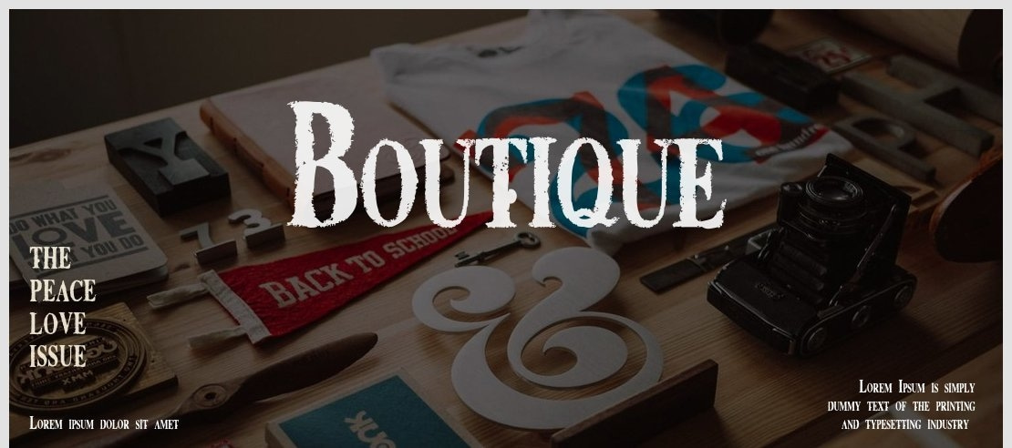 Boutique Font