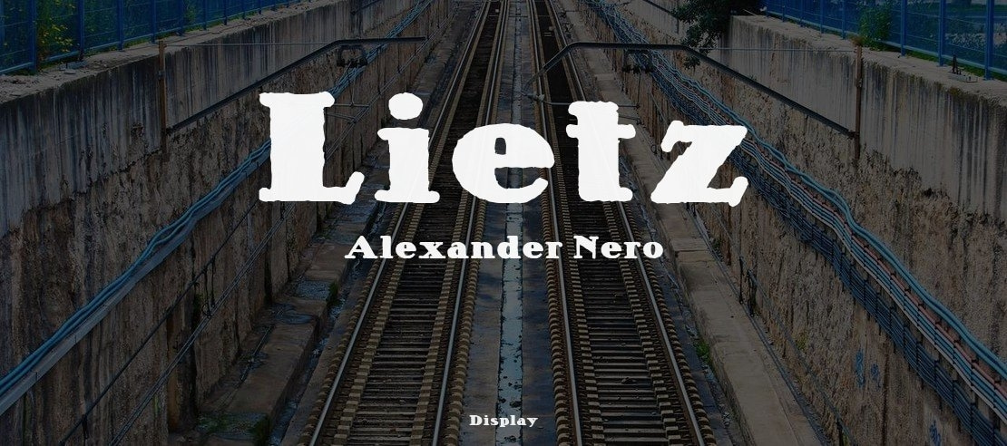 Lietz Alexander Nero Font