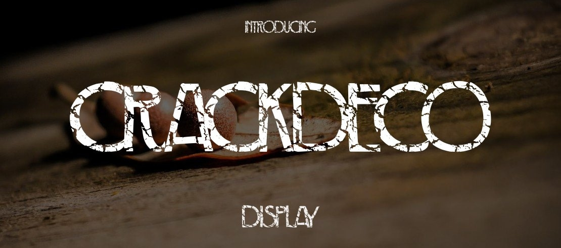 CrackDeco Font