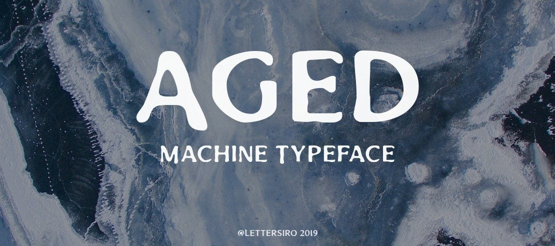 Aged Machine Font