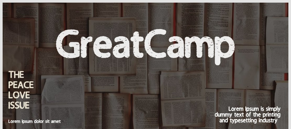 GreatCamp Font