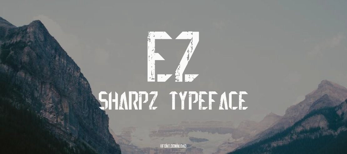 EZ Sharpz Font