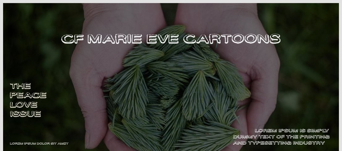 CF Marie Eve Cartoons Font