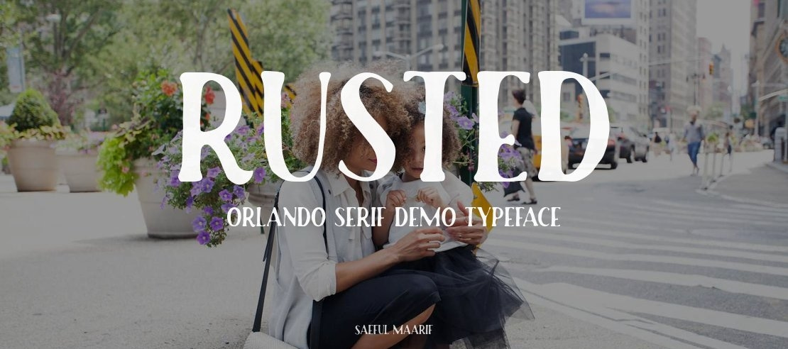 Rusted Orlando Serif Demo Font