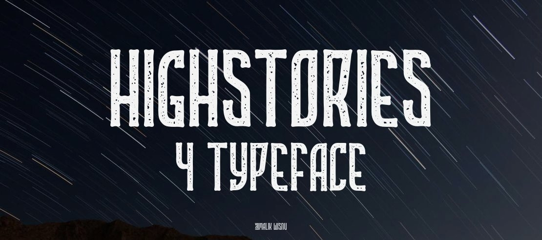 Highstories 4 Font