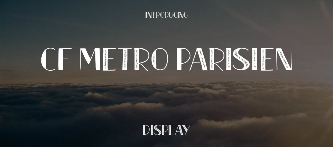 CF Metro Parisien Font