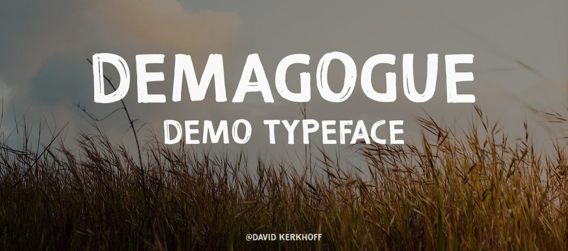 Demagogue DEMO Font