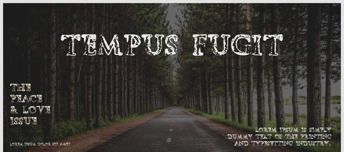 Tempus Fugit Font