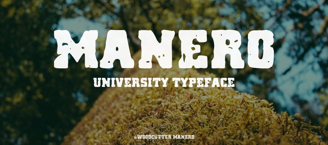 Manero University Font