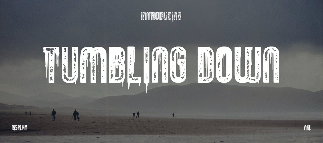 Tumbling Down Font