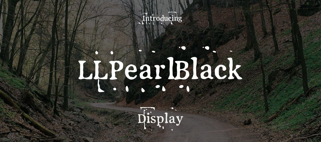 LLPearlBlack Font Family