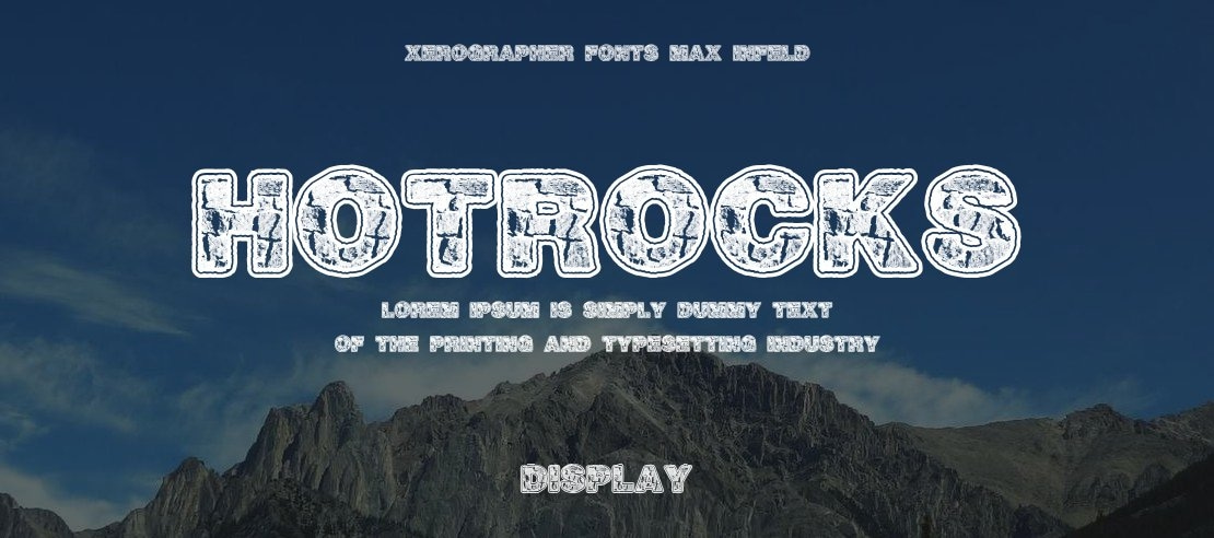 hotrocks Font