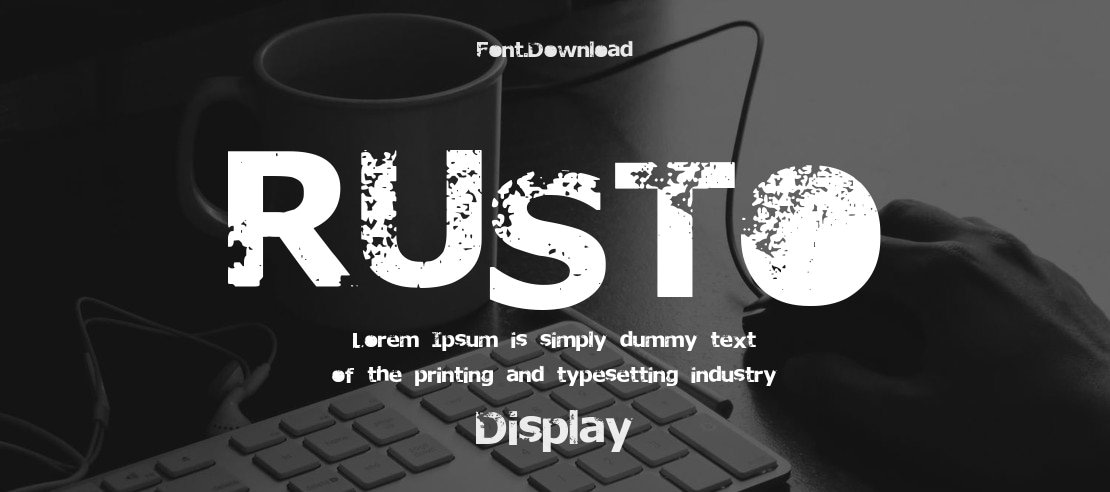 RUSTO Font