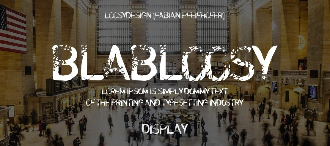 blabloosy Font