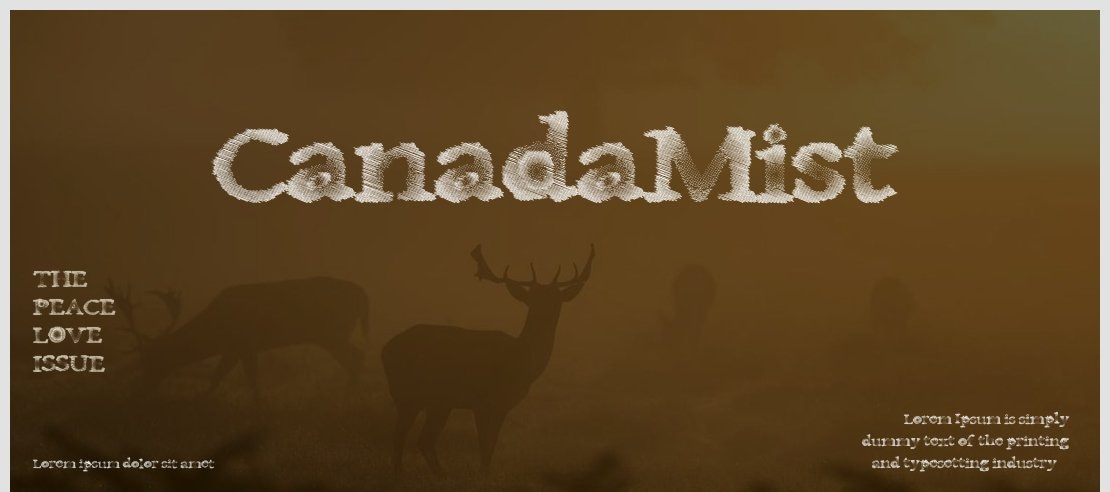 CanadaMist Font