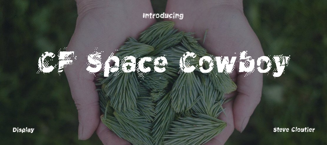 CF Space Cowboy Font