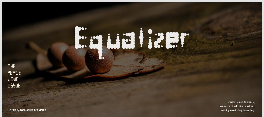 Equalizer Font