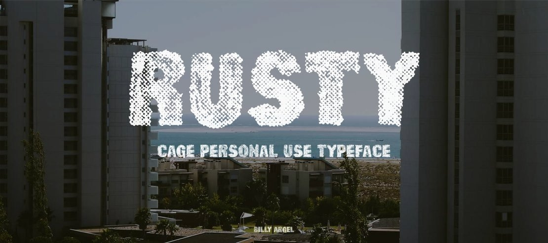 RUSTY CAGE PERSONAL USE Font