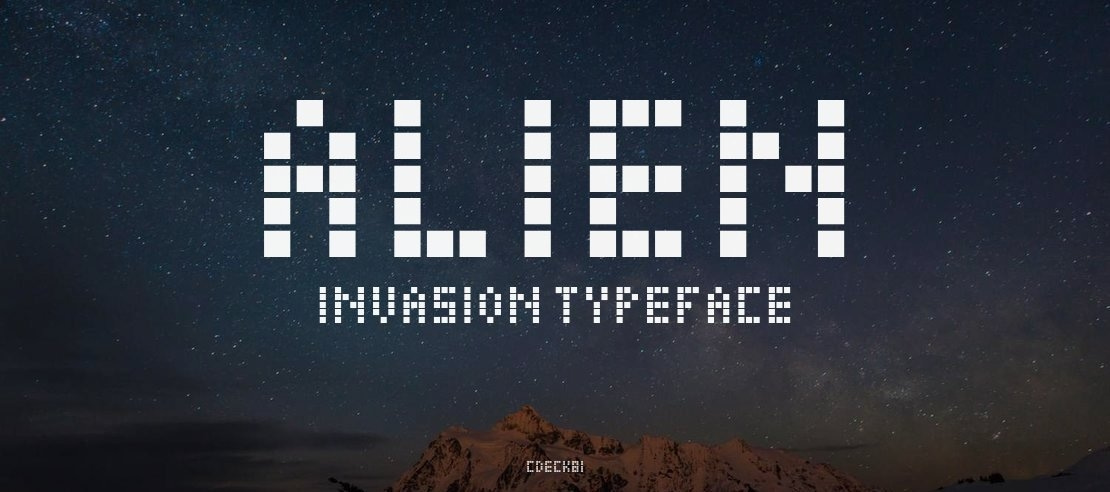 Alien Invasion Font