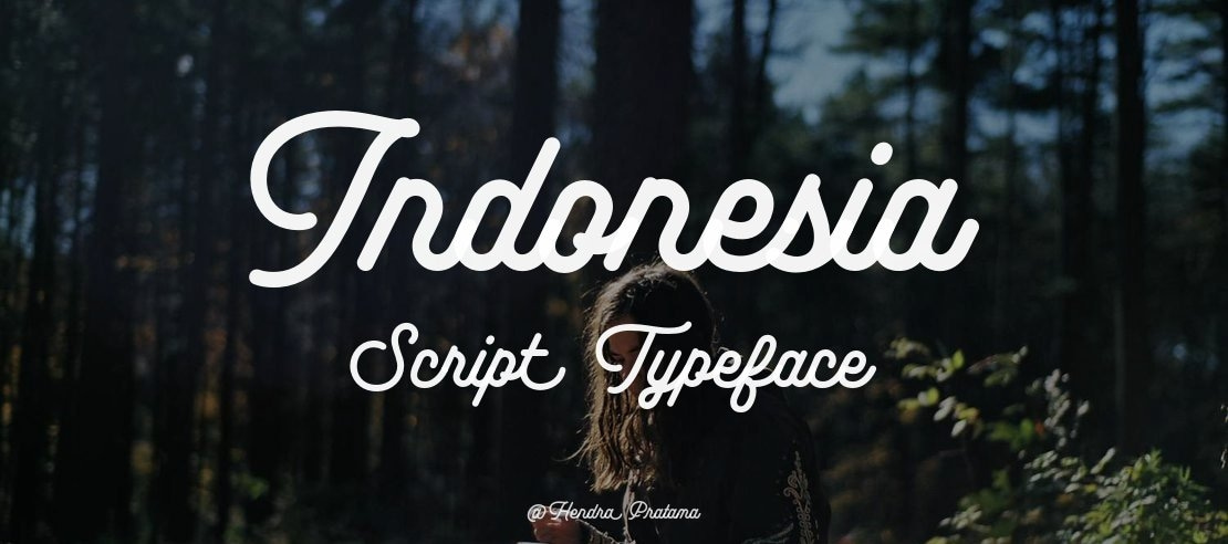 Indonesia Script Font