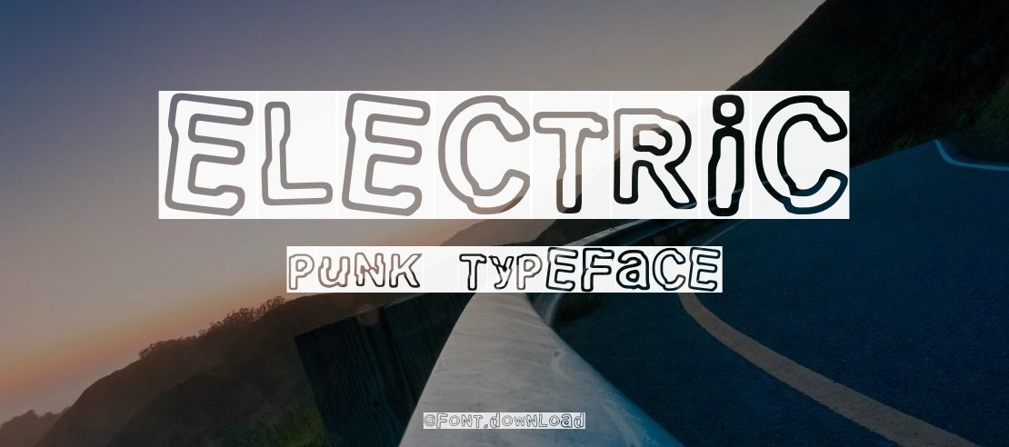 electric Punk Font