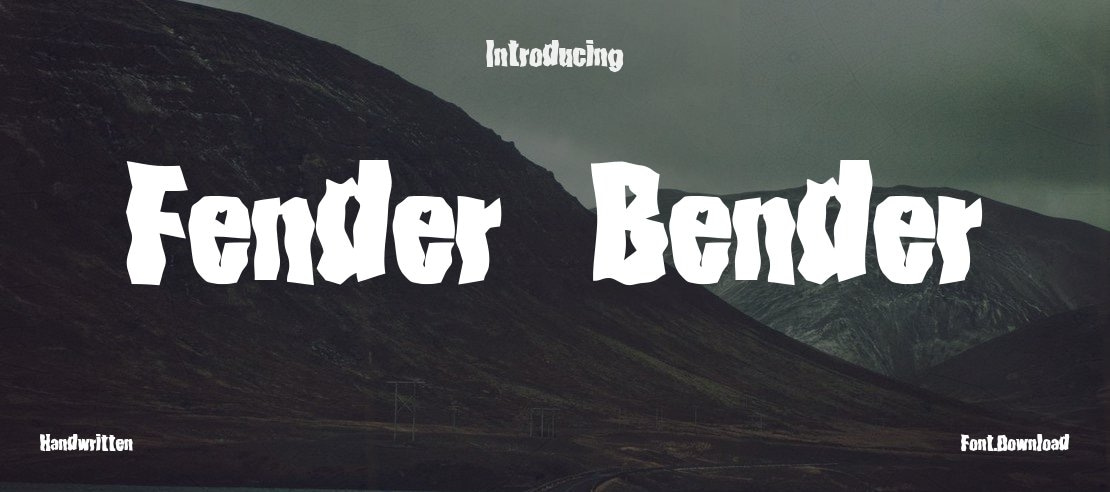 Fender Bender Font