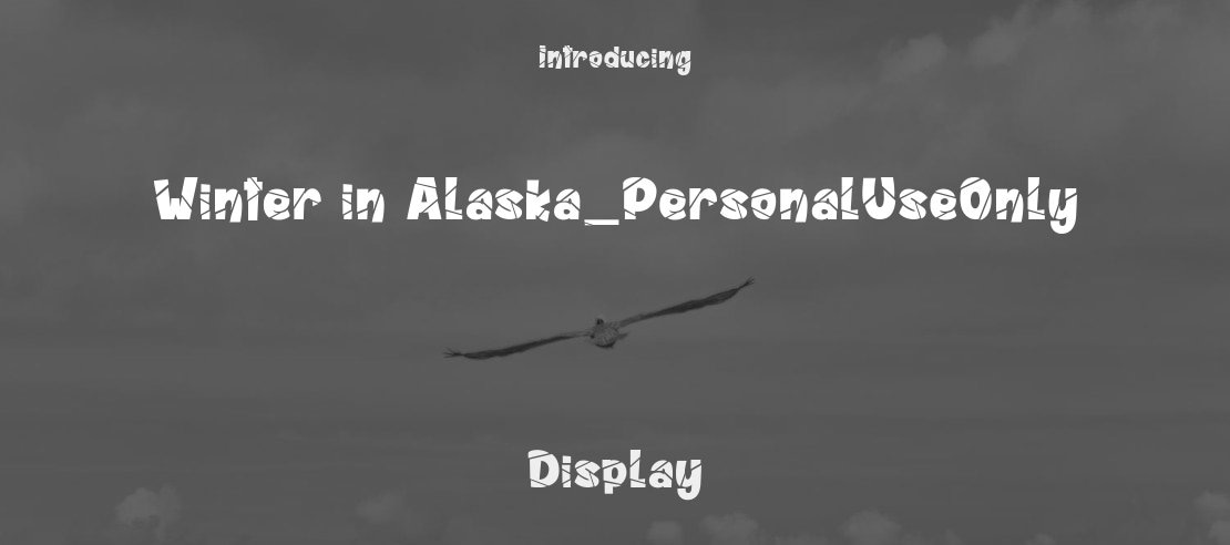 Winter in Alaska_PersonalUseOnly Font