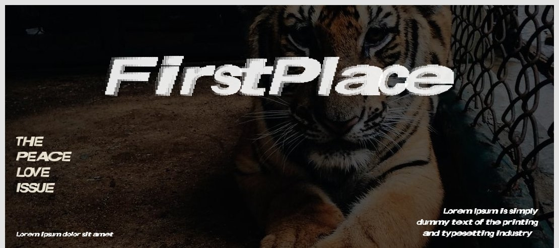 FirstPlace Font