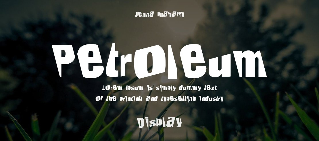 Petroleum Font