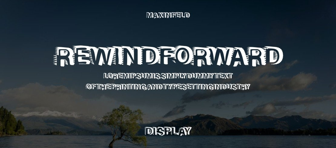 RewindForward Font