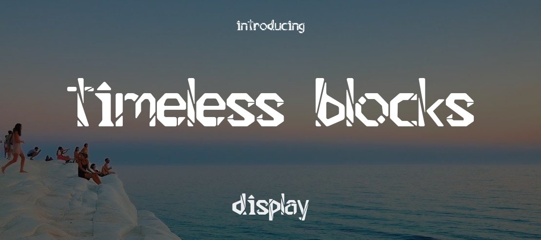 Timeless Blocks Font