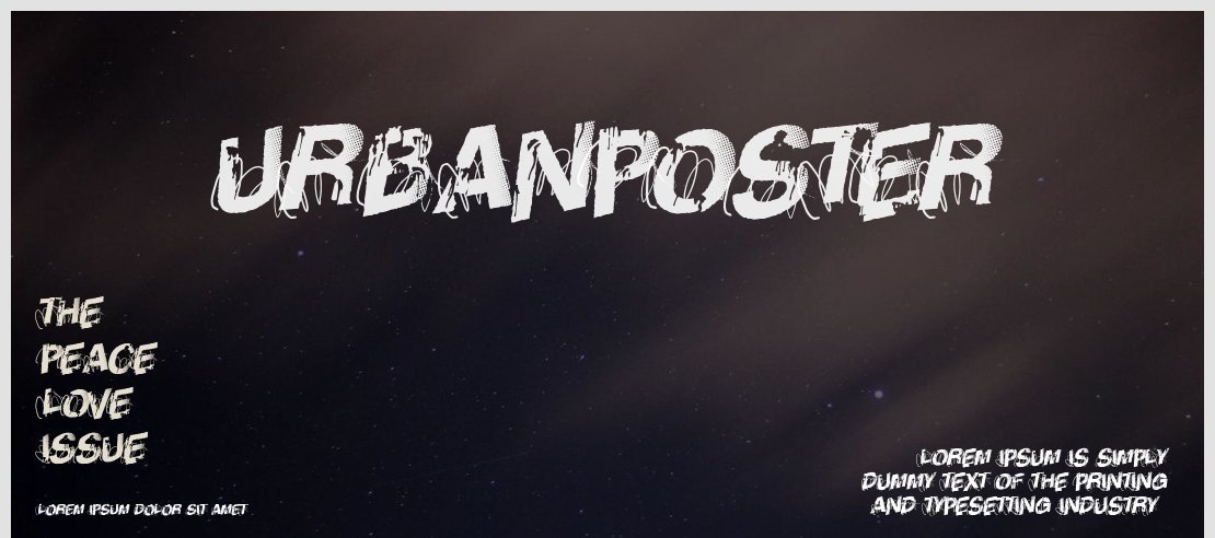 UrbanPoster Font