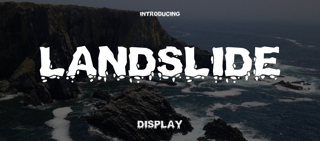 Landslide Font