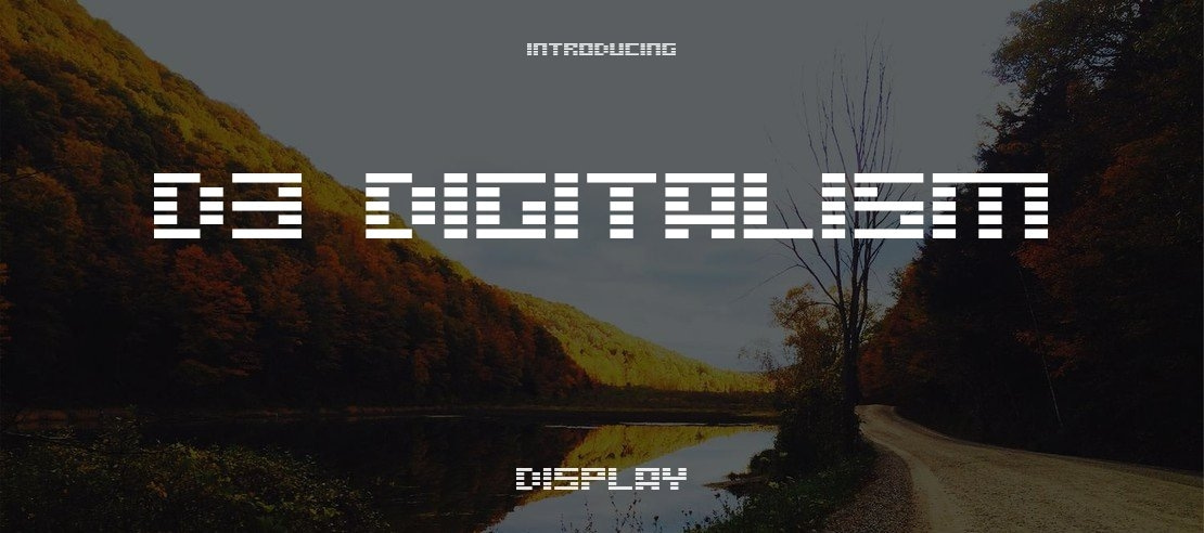 D3 Digitalism Font Family